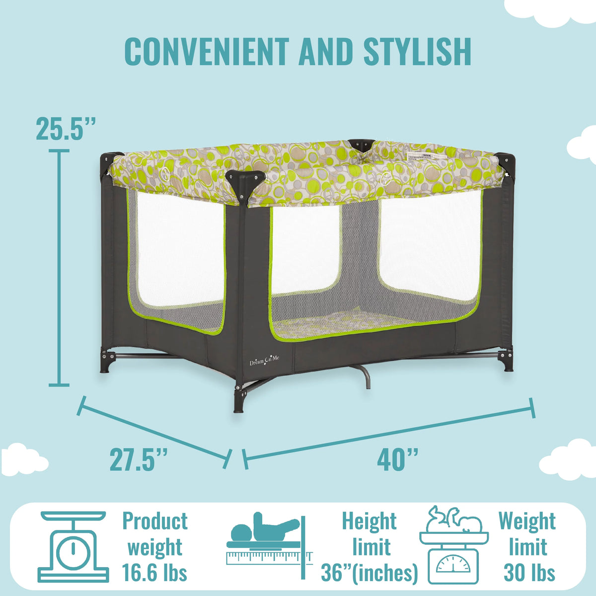 Portable Playard with Carry Bag Y428989