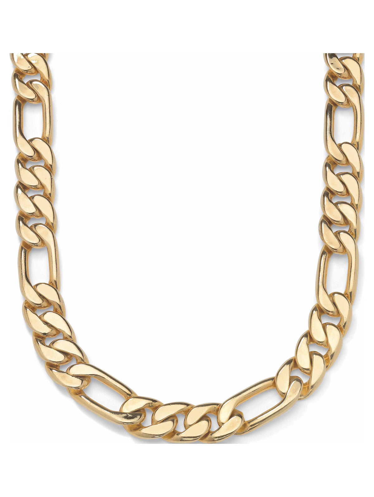 Figaro-Link Necklace in Yellow Goldtone 24" or 30" (9mm) N466