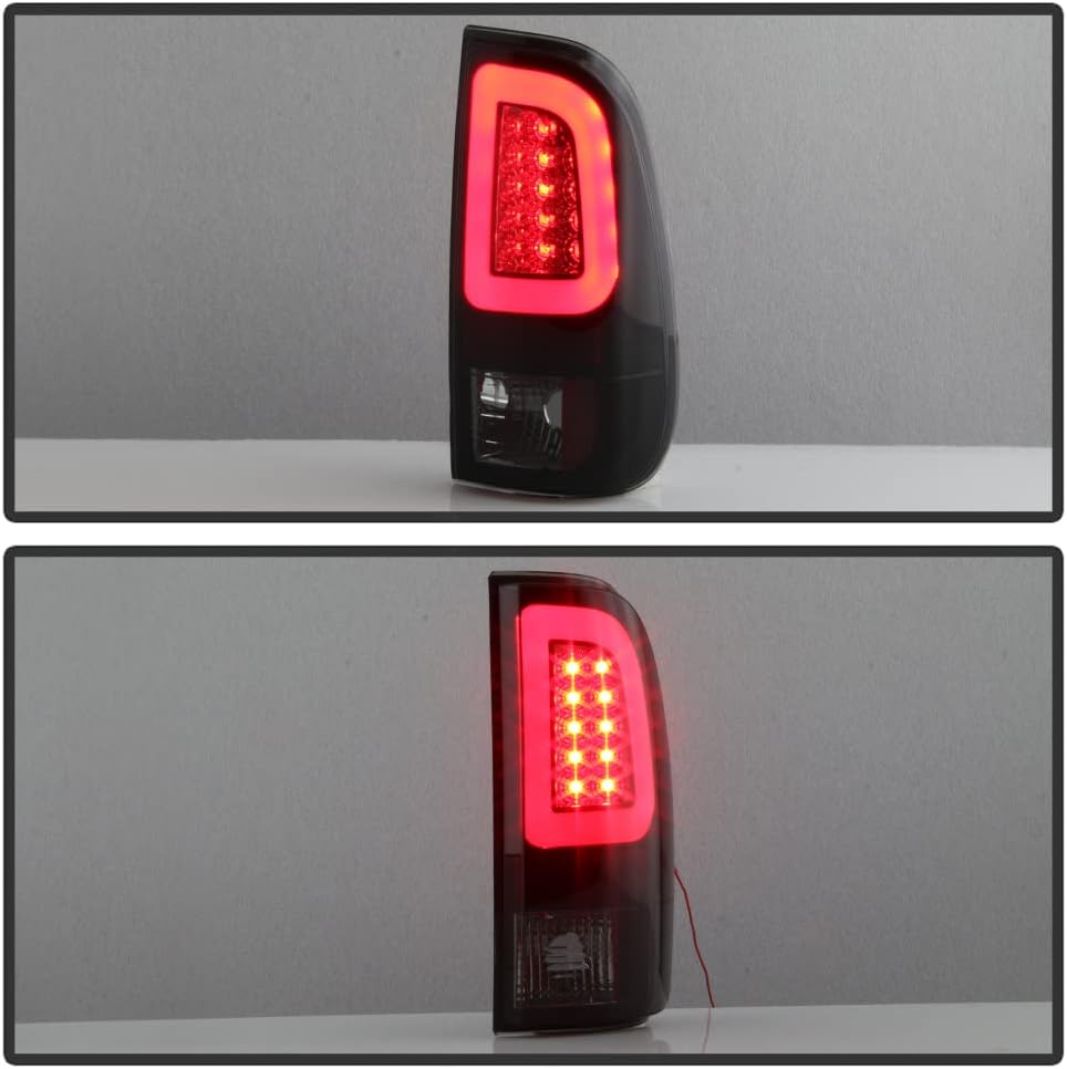Black Smoked LED Tail Lights Brake Lamps O9805