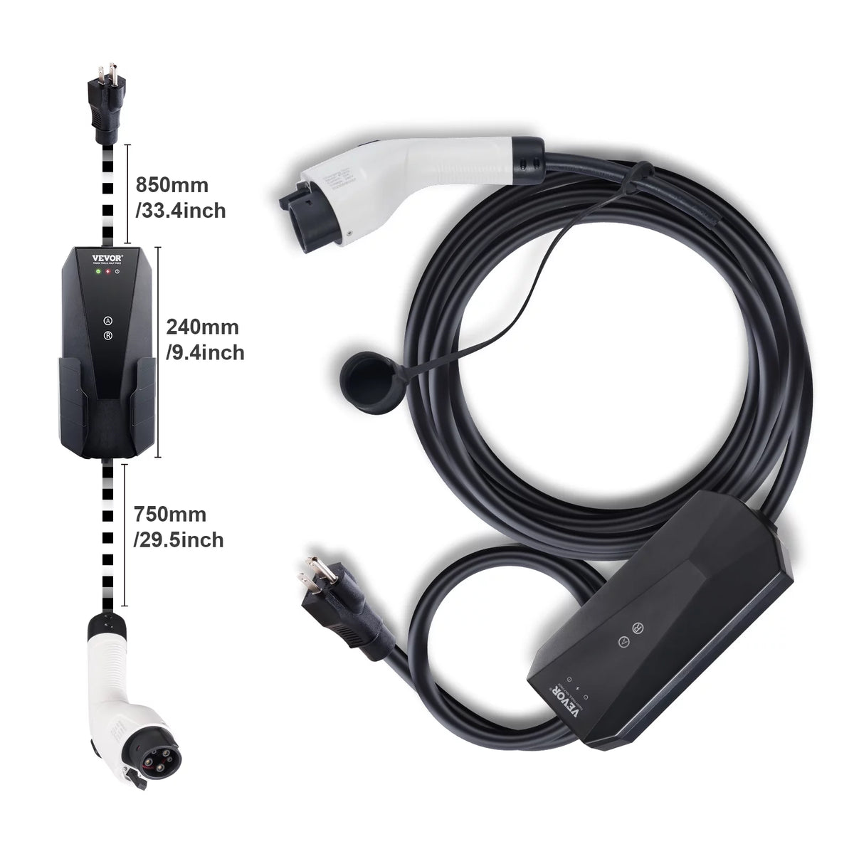 Portable EV Charger 16A 28 ft I39336