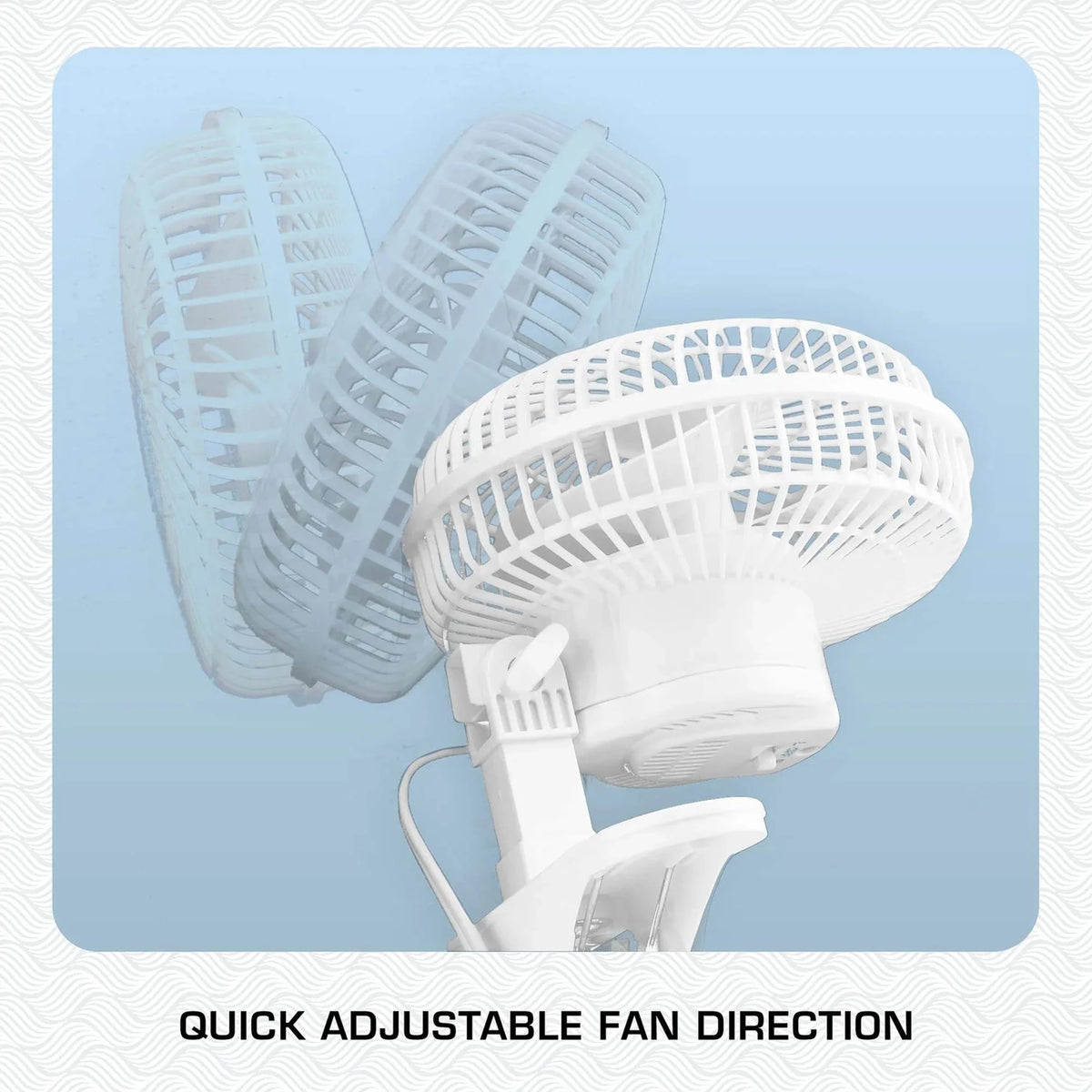 18 Inch Oscillating Wall Mount Fan White N691