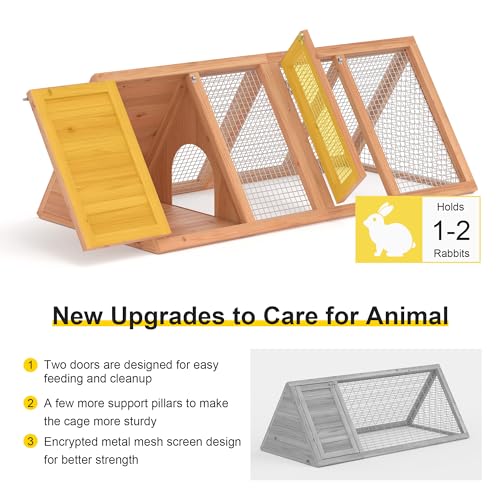 Wooden Chicken Coop with Ventilating Wire Q4774