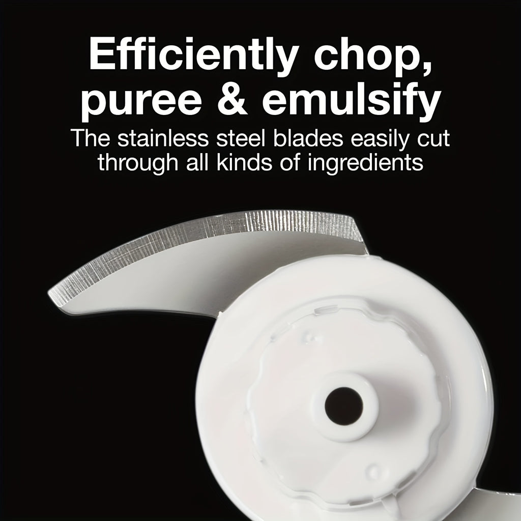 2 Cups Electric Vegetable Chopper & Mini Food Processor Z481366