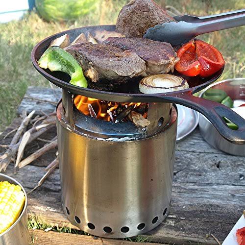 Woodburning Backpacking Camp Stove Combo I403