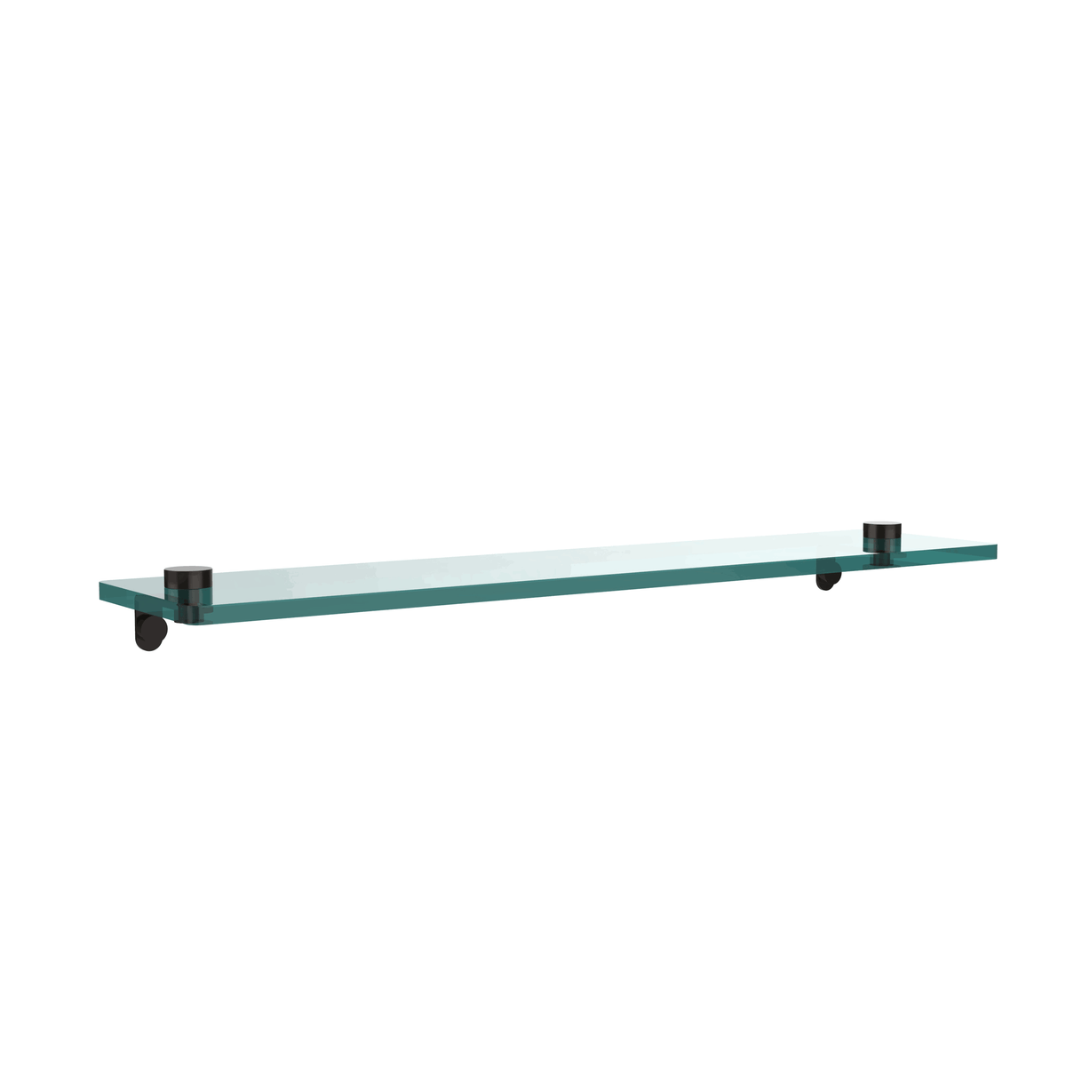 22x22 Glass Vanity Shelf with Beveled Edges Oil Rubbed Bronze M12784