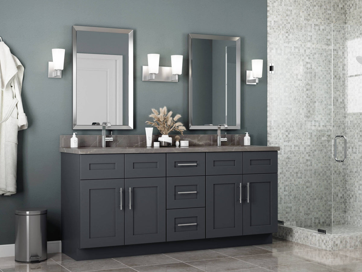 Gray Semi-Custom Wall Cabinet J4221