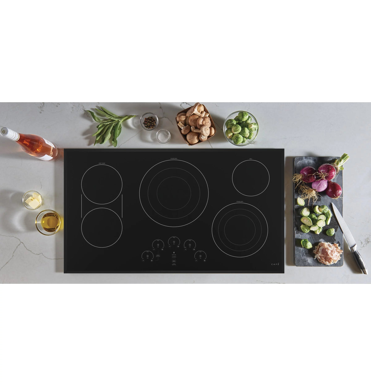 36" Touch-Control Electric Cooktop V813