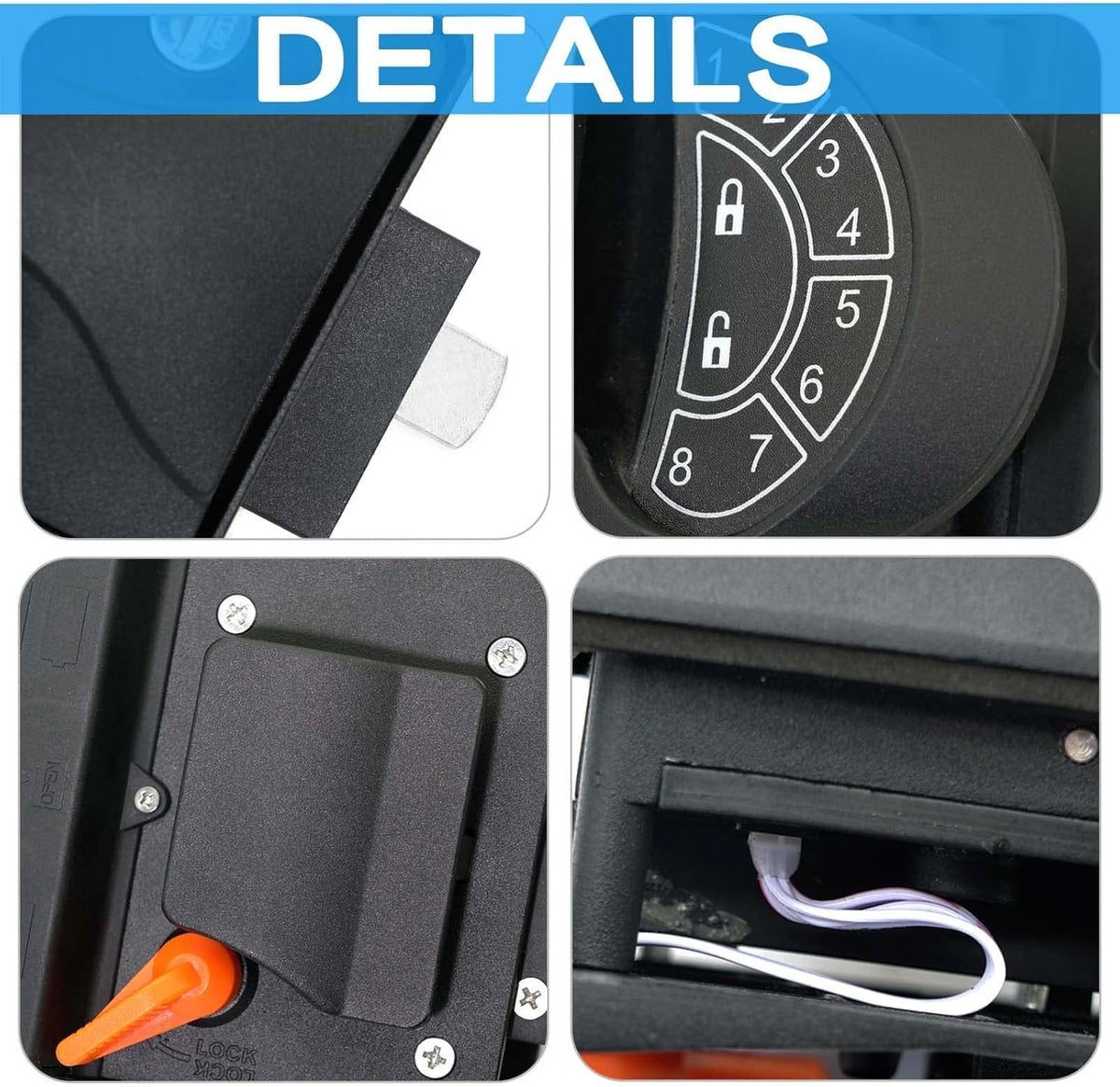 Keyless Entry Door Lock with 2 Fobs and Backlit Keypad T47334
