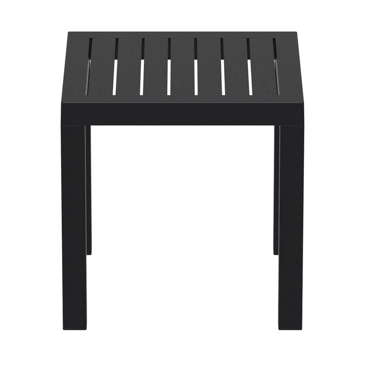 Black 2 Piece Resin Patio Side Table Set D142579