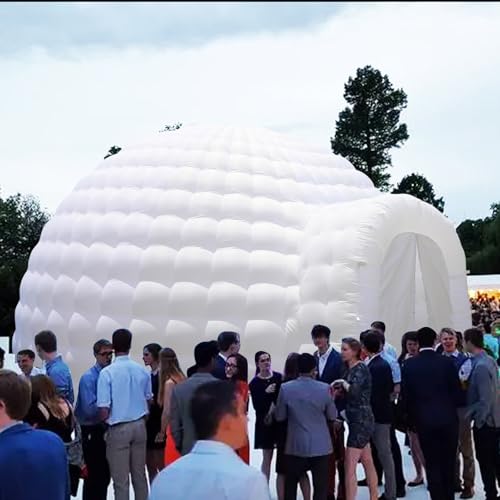 Inflatable Dome Tent (14x14x9FT) with Air Blower and Light T47273