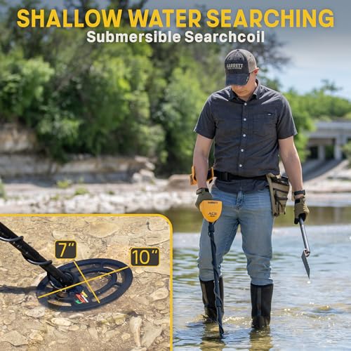Metal Detector with Waterproof Coil and Headphone J8368