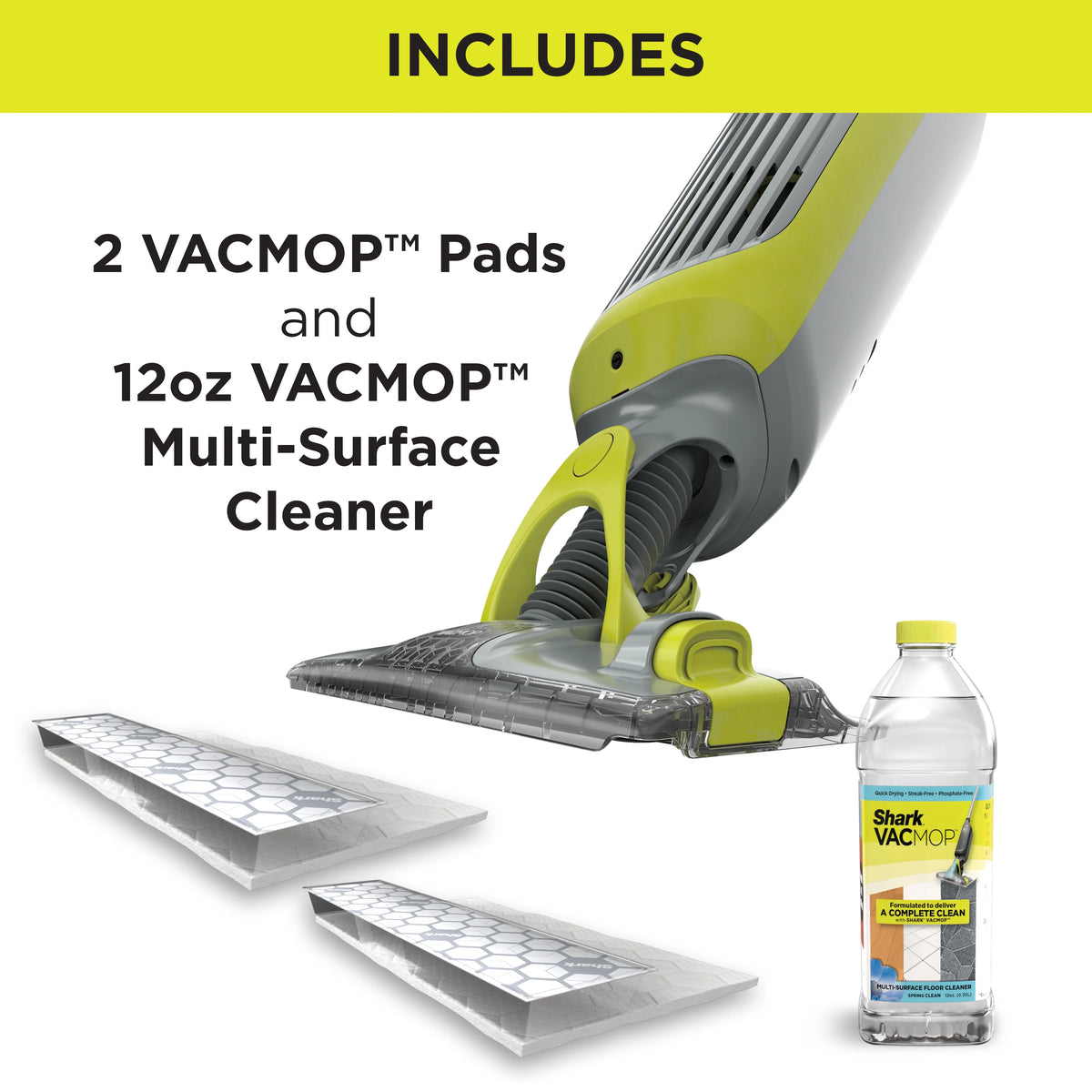 Cordless Hard Floor Vacuum Mop with Disposable Pads L48338