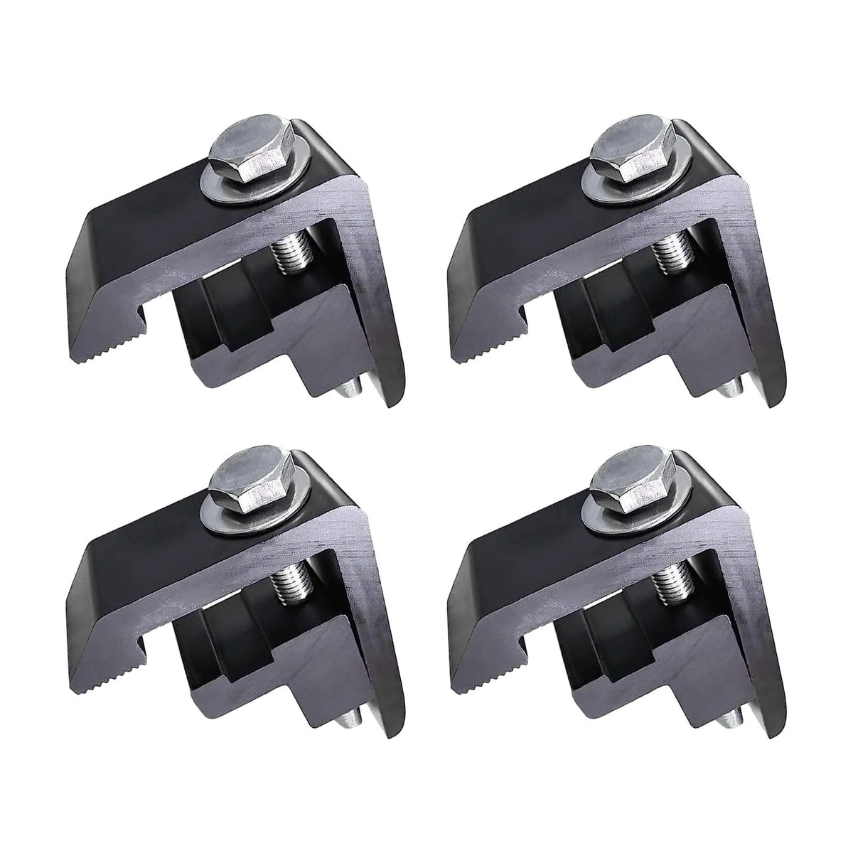 4 Pieces Water Resistant Metal Mounting Clamps for Camper Shell P28418