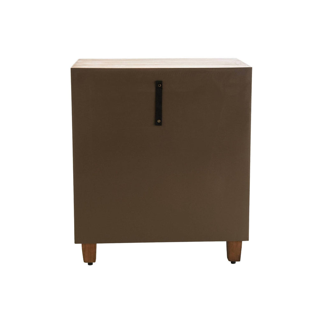 2 Drawer Cabinet Brown E7144