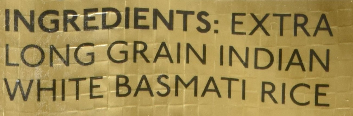 40 Pound Extra Long Grain Basmati Rice B44971