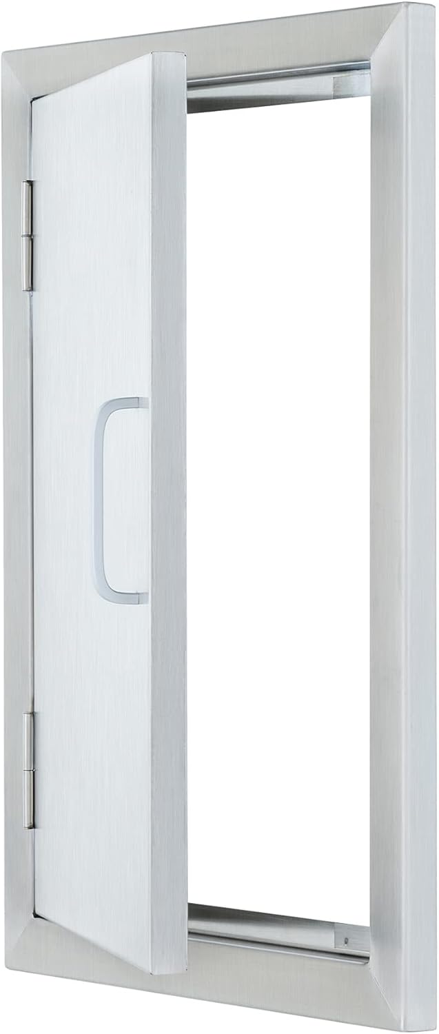 304 Stainless Steel Single Access BBQ Door 14 x 20 L17207