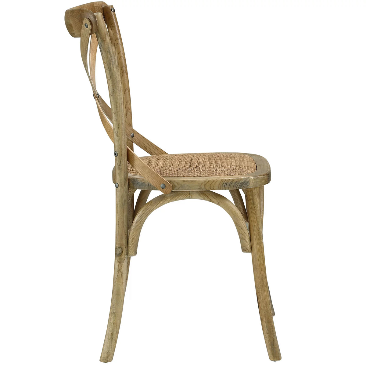 Brown Wood Dining Side Chair F782716