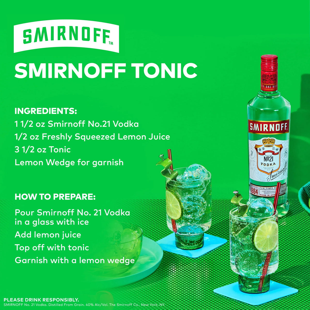 80 Proof Vodka 1.75 L Glass Bottle F856