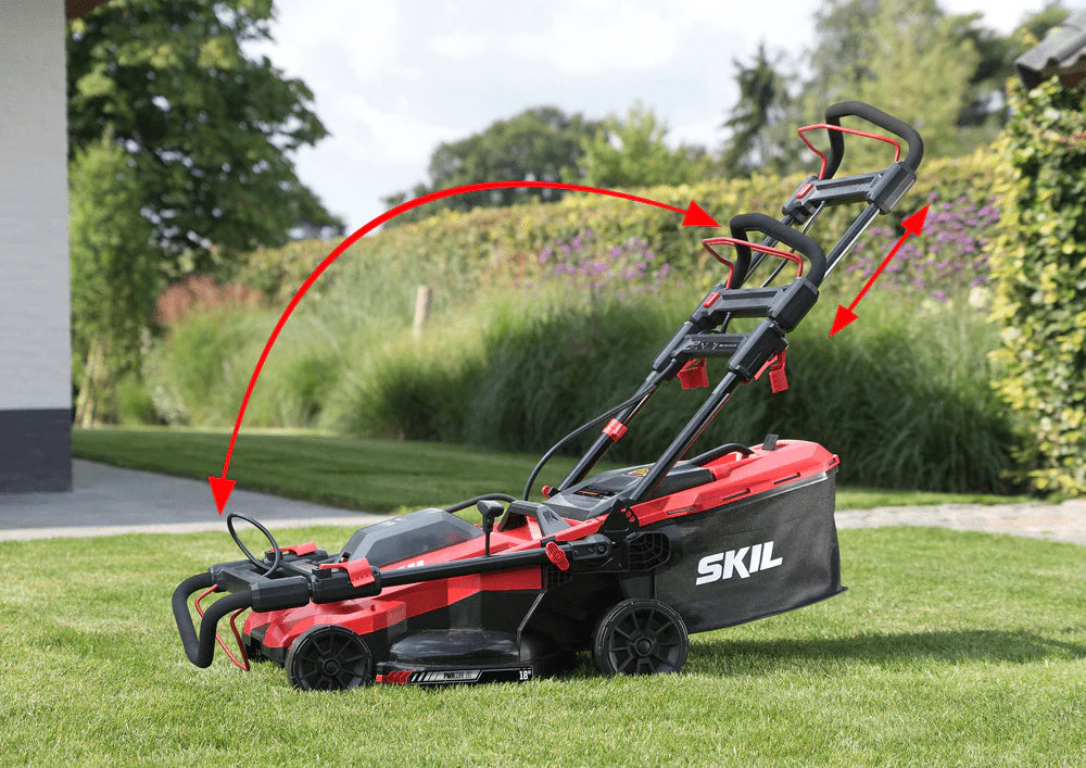 20V Brushless Lawn Mower Kit with Two 4.0 Ah Battery and Dual Port Charger F823297