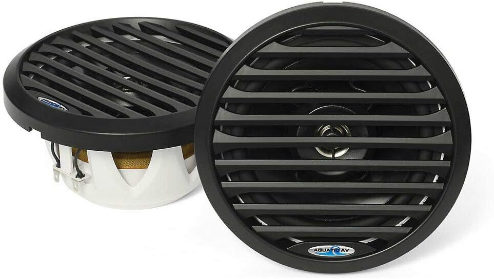 Black 6.5" Co-axial Speaker, 1 Pair N1133