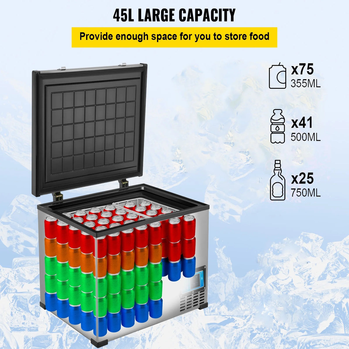 12volt Portable Car Refrigerator 48Qt U5864