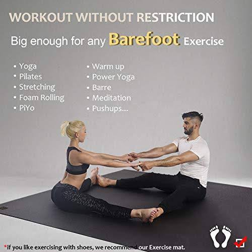 Extra Large 10x6x7mm Non-Slip Exercise Mat U7729