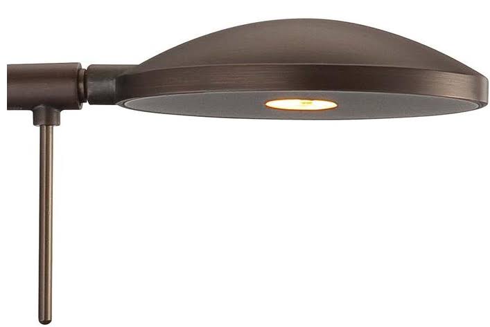 Copper Bronze Patina LED Swing Arm Wall Lamp B37809
