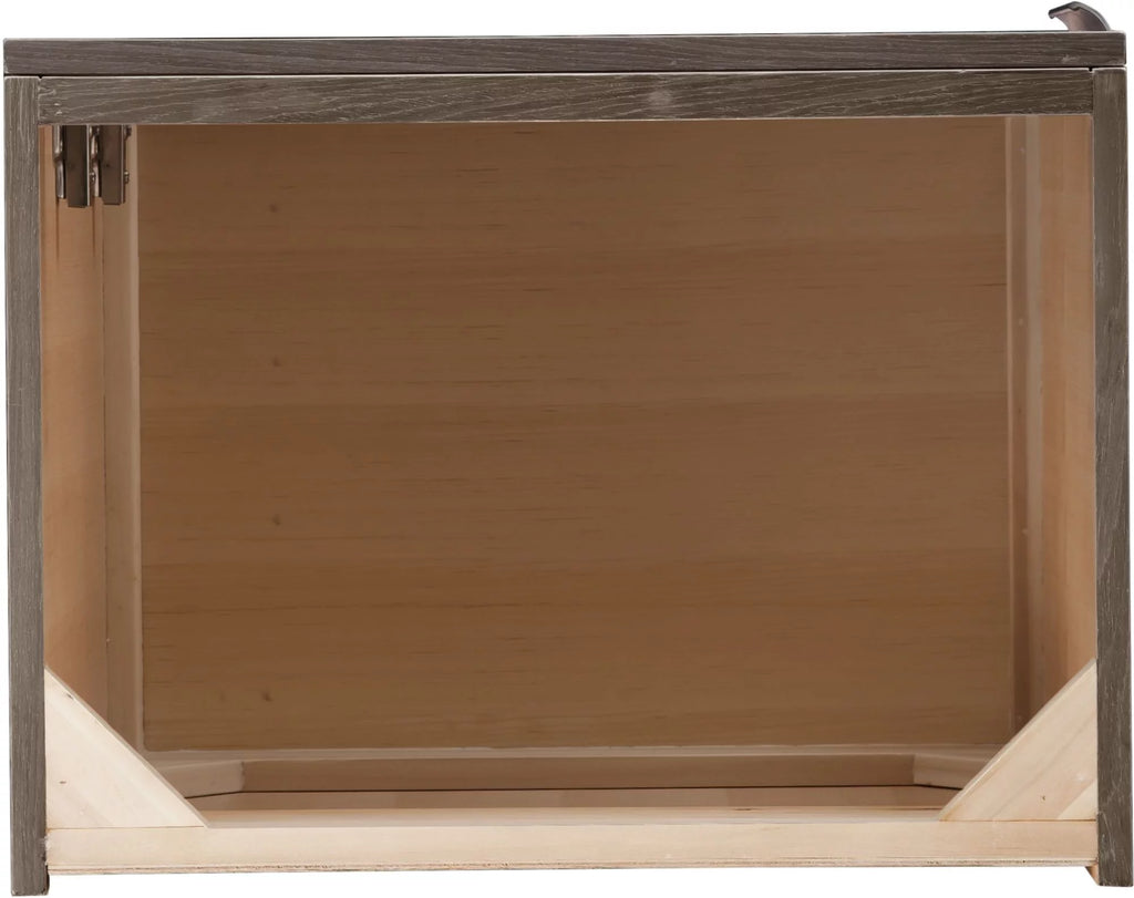 24" Wall Mounted Single Basin Hardwood Vanity D3828