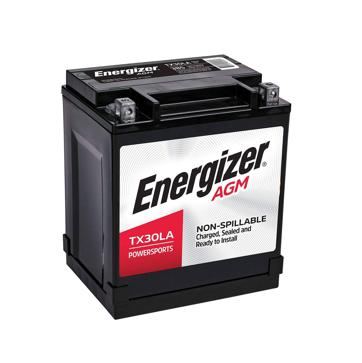 12V 385 Cold Cranking Amps 30 AHR Motorcycle and ATV Battery Z25224