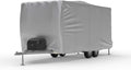 Weatherproof RV Cover for Travel Trailer 11.5' - 13.5' Long with Fleece Lining, Cable Lock, Storage Bag & Wind Straps C233597