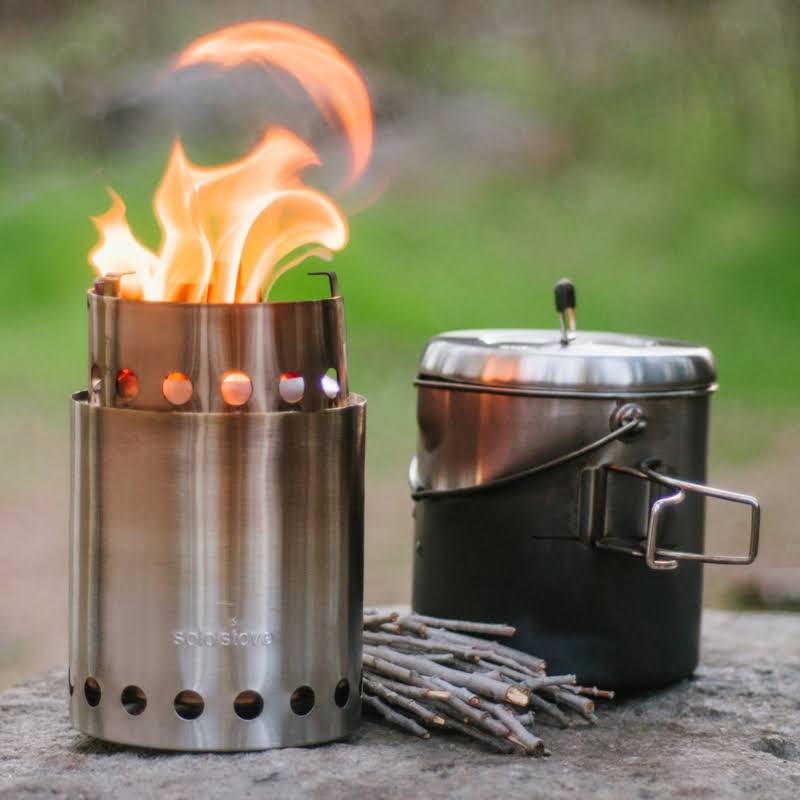 Woodburning Backpacking Camp Stove Combo I403