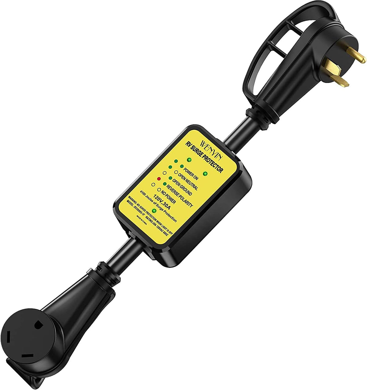 30 amp RV Surge Protector with LED Indicator Light L821