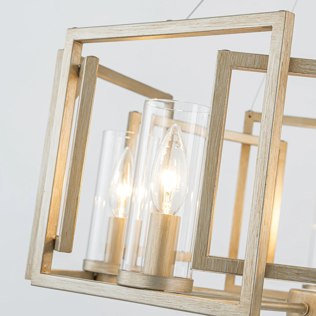 5-Light Dimmable Drum Chandelier W206