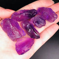 Natural Amethyst Rough Stone Tumbled Chips 50g C23191