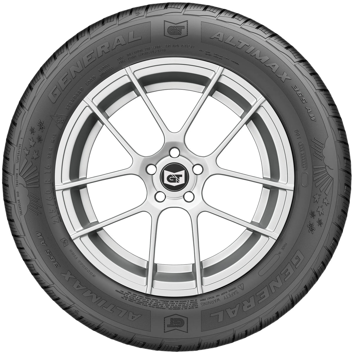 All Weather 215/65R17 99H Passenger Tire W191195