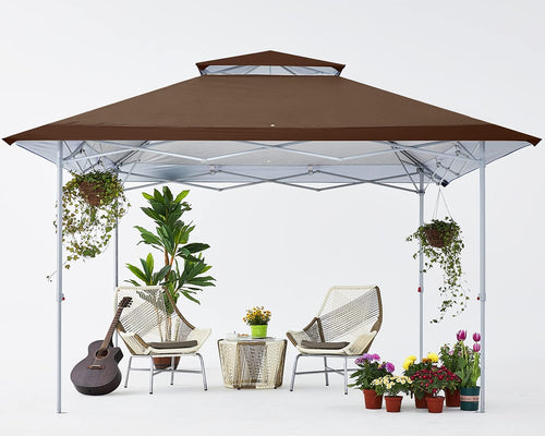 13x13Ft Pop Up Canopy Tent Grey B685