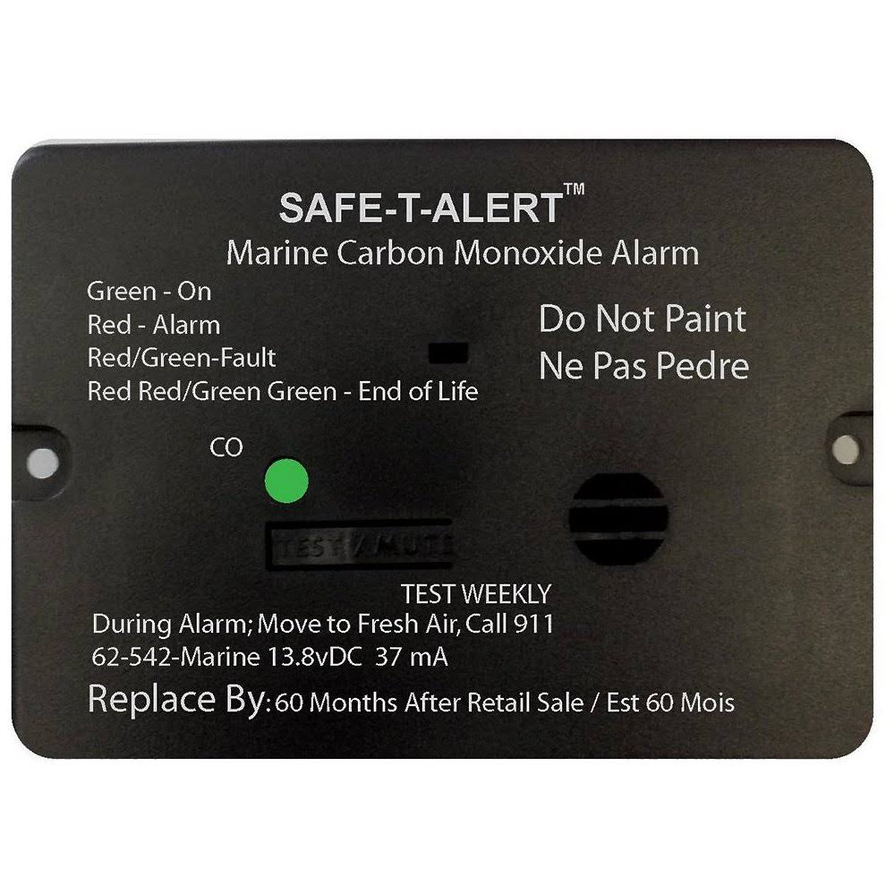 White Flush Mount Carbon Monoxide Alarm D3065