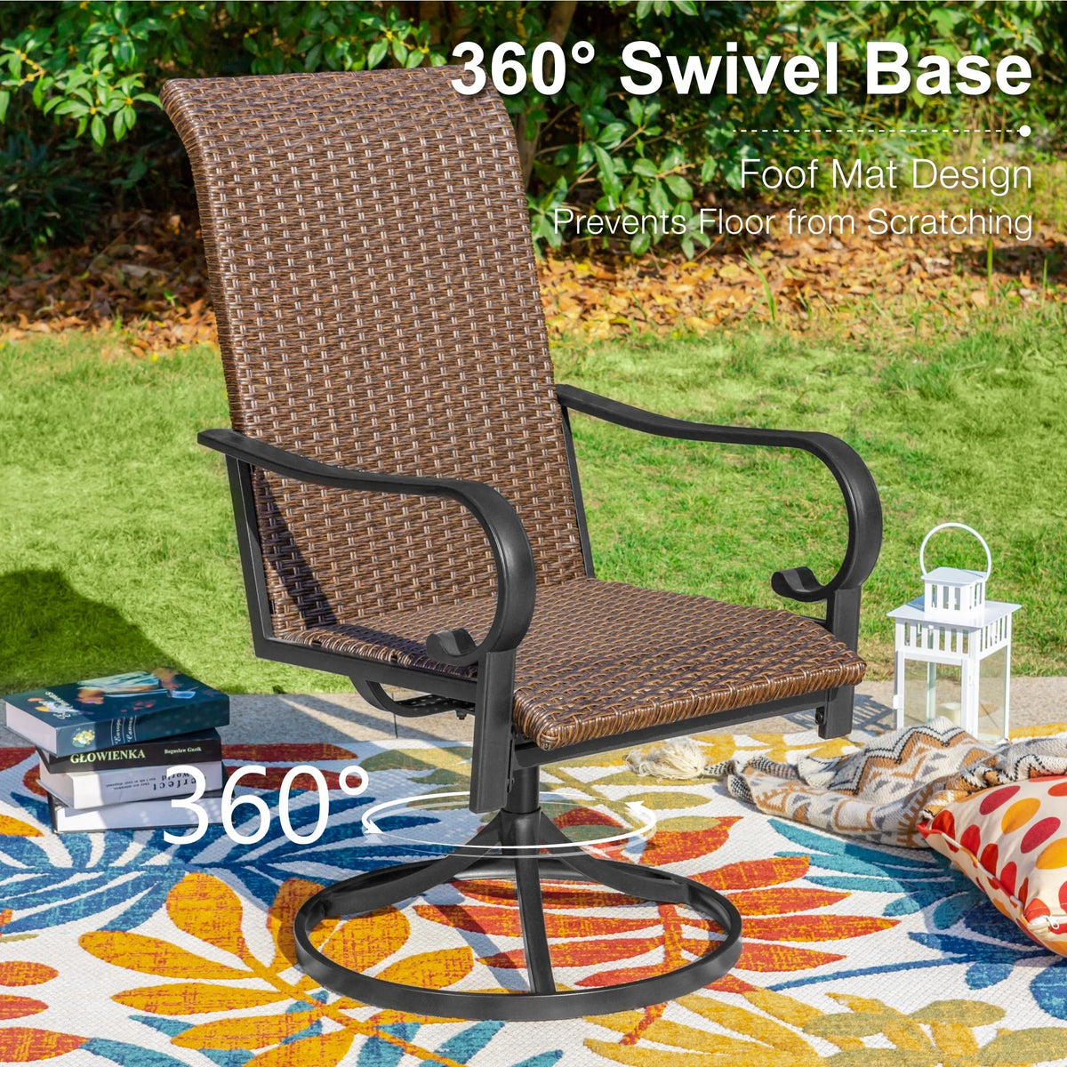 7 Pieces Wicker Rattan Patio Dining Set M8588