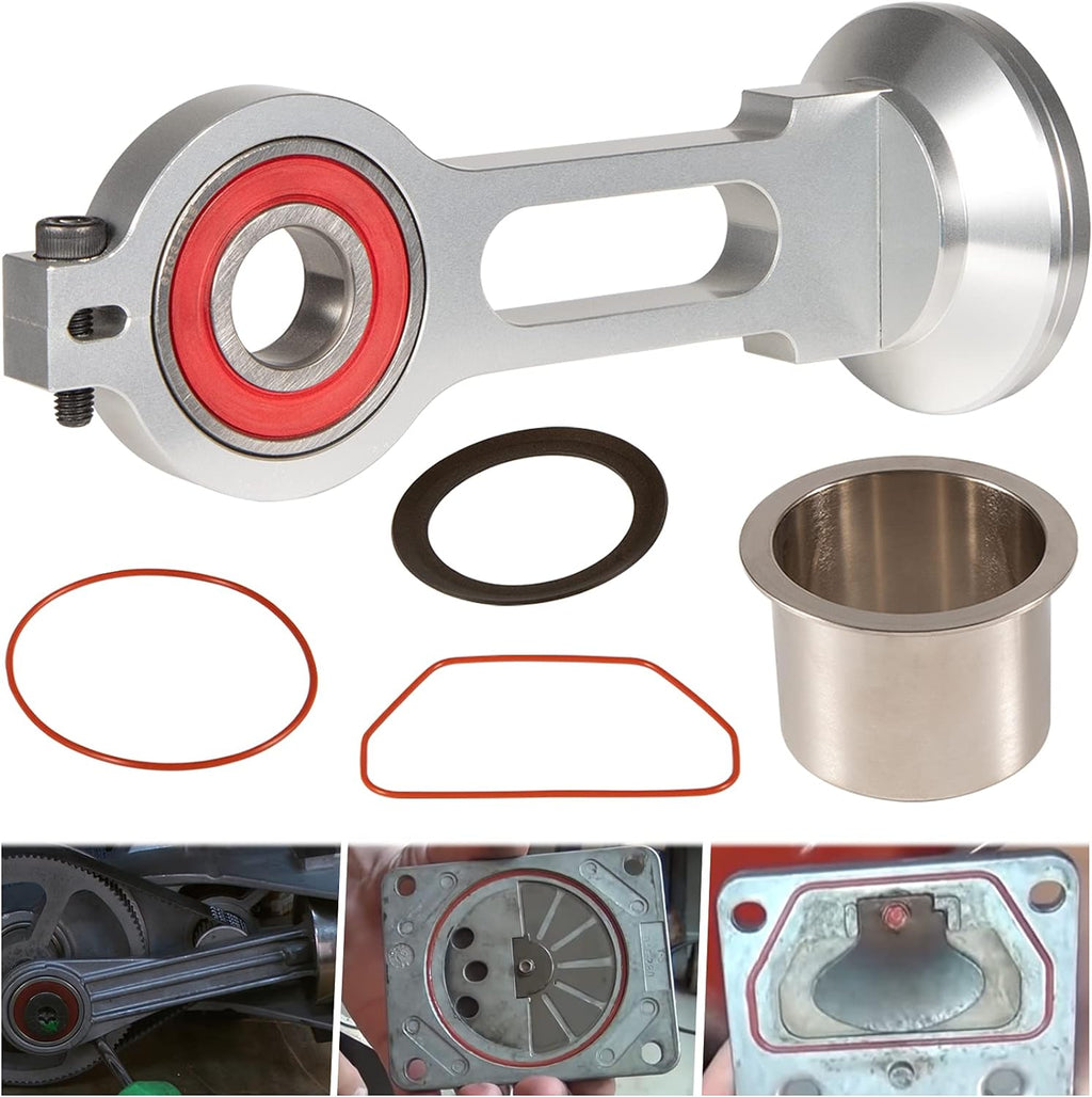 Compressor Piston Kit Connecting Rod Replacement Kit for Oil Free Air Compressor Pump X188