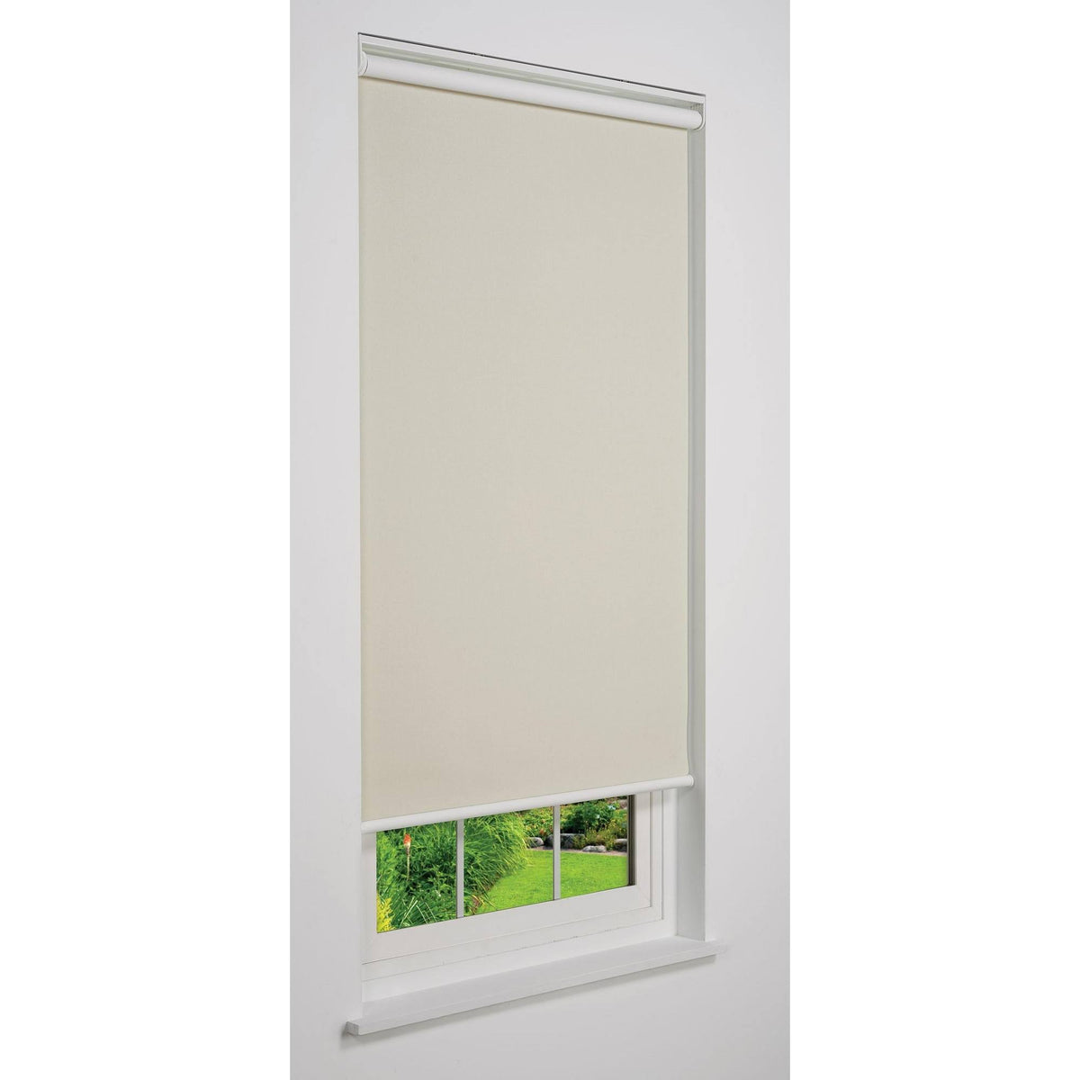 Beige Cordless Blackout Roller Shade 72 W x 78 H D74674