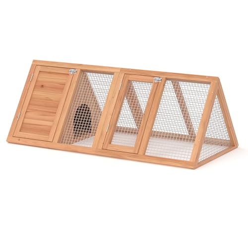 Wooden Chicken Coop with Ventilating Wire Q4774