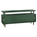 Green Painted Wood TV Stand D387740