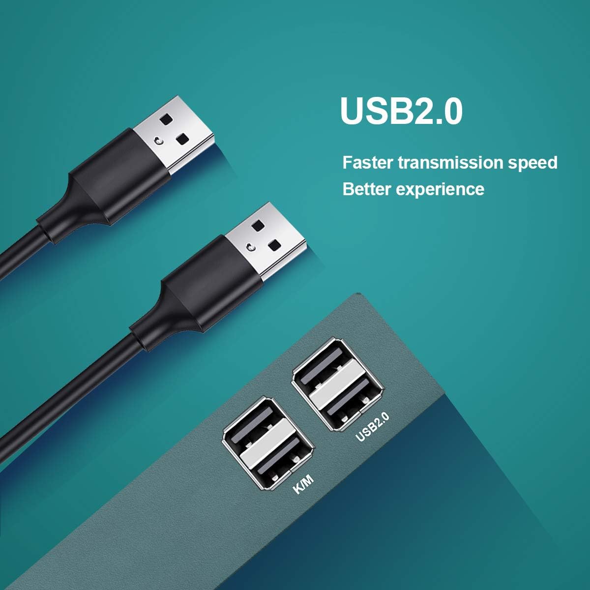 4 Port HDMI KVM Switch 4K@30Hz USB 2.0 with Cables Q663892