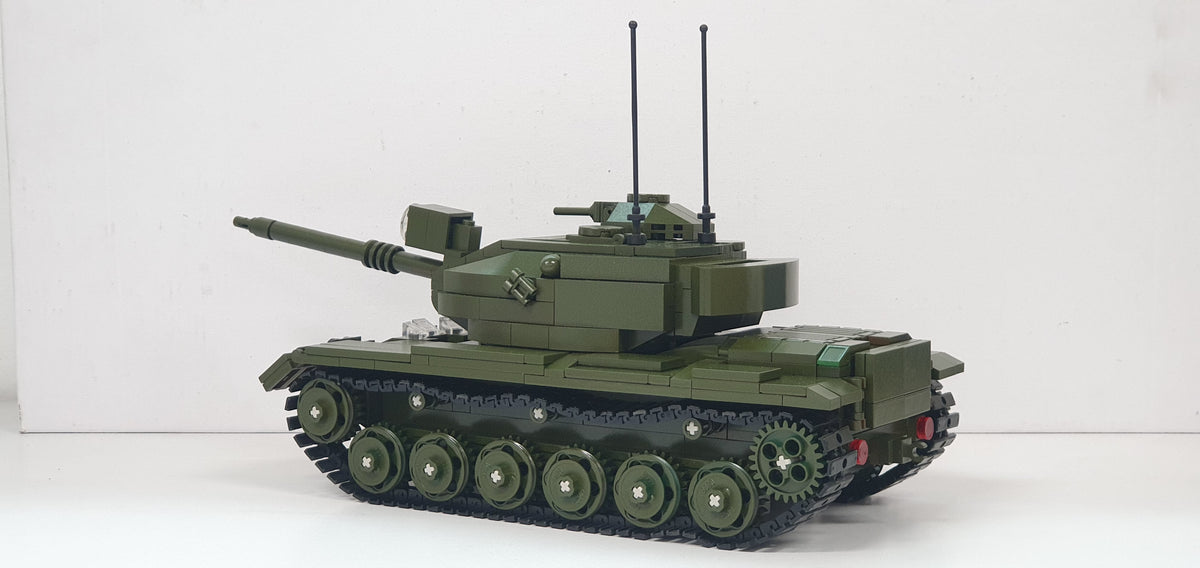688 Pieces U.S. Main Battle Tank Brick Building Set D30308