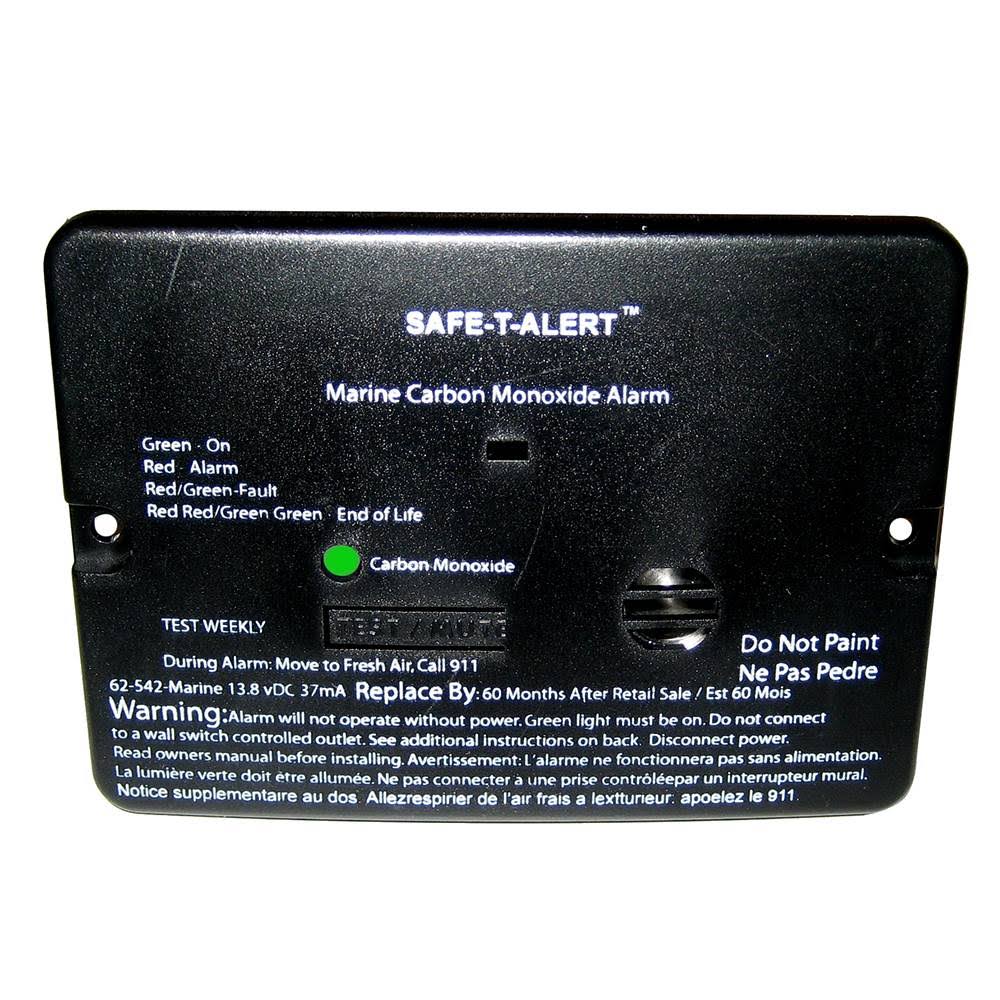 White Flush Mount Carbon Monoxide Alarm D3065