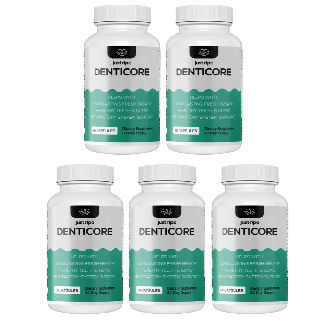 Dental Health Supplement 5 Bottles B996