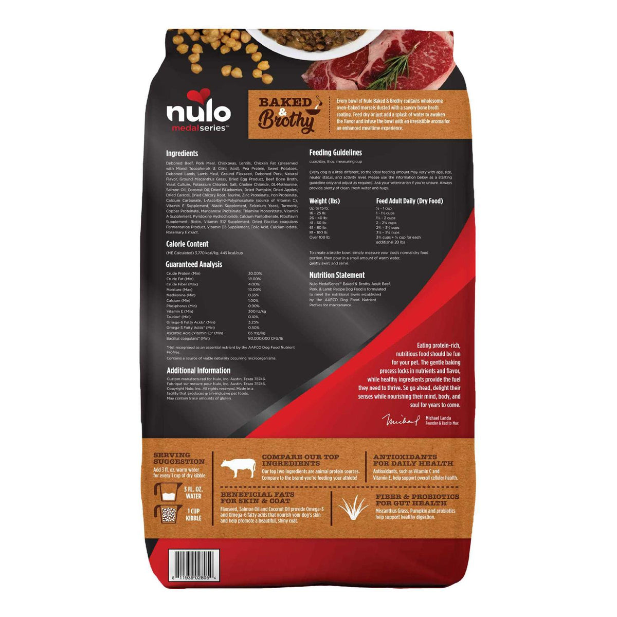 High-Protein Beef Adult Dry Dog Food X18540