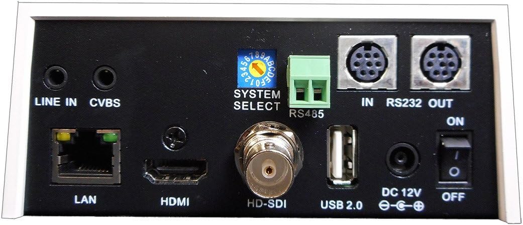 White PTZ IP Streaming Camera with HDMI and 3G-SDI Outputs Q6732