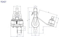 Double Fixed with Cam and Becket R23769
