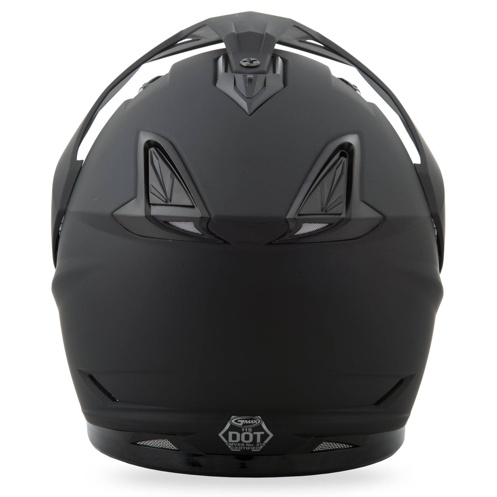 Matte Black Dual-Sport Snow Helmet F5255